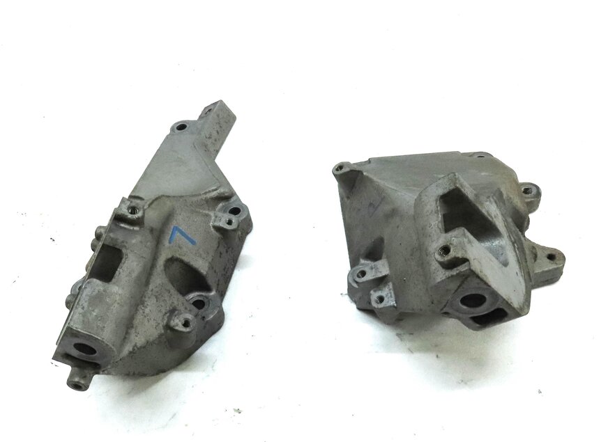 Thumbnail 2: 2014 MERCEDES GL550 (X166) 4.6L TURBO M278 LEFT & RIGHT ENGINE MOUNT BRACKET SET