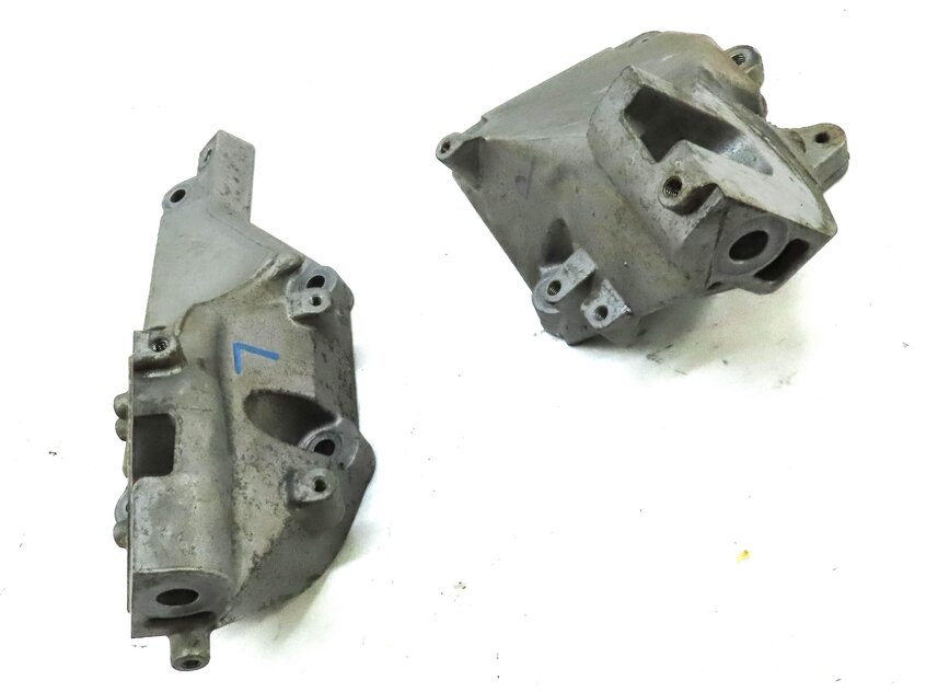 Thumbnail 3: 2014 MERCEDES GL550 (X166) 4.6L TURBO M278 LEFT & RIGHT ENGINE MOUNT BRACKET SET