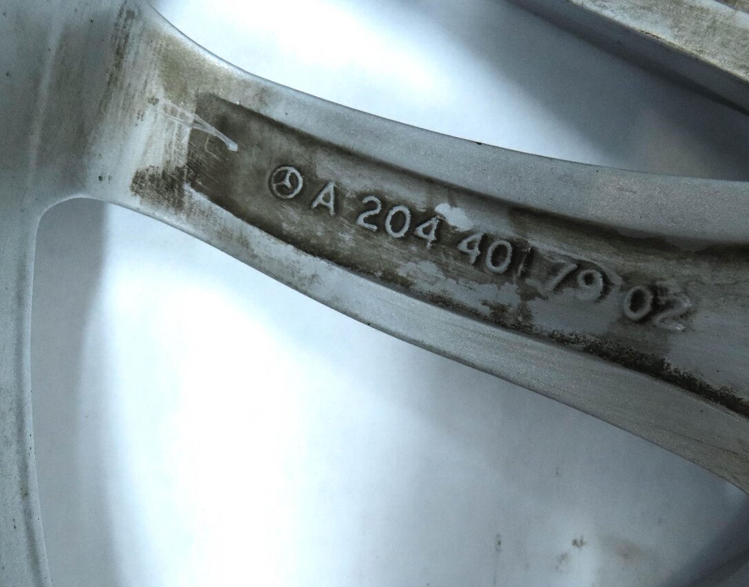 Thumbnail 10: 12-14 MERCEDES BENZ C250 C300 C350 (W204) 17x8.5 - 10-SPOKE ALUMINUM WHEEL RIM