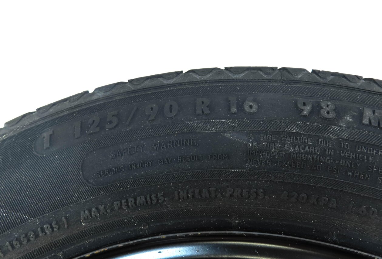 Thumbnail 5: 2008-2013 MERCEDES BENZ C230 C250 C300 C350 (W204) 16x3-1/2 SPARE TIRE WHEEL RIM