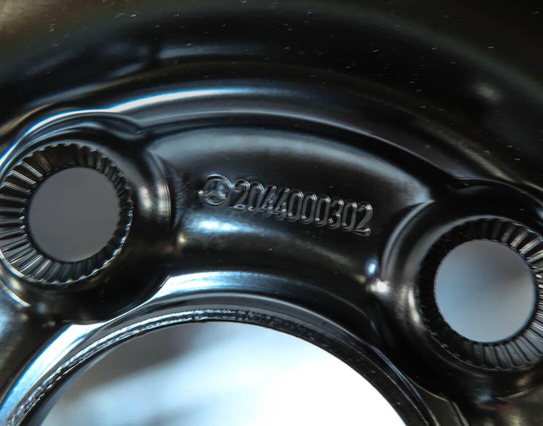 Thumbnail 6: 2008-2013 MERCEDES BENZ C230 C250 C300 C350 (W204) 16x3-1/2 SPARE TIRE WHEEL RIM