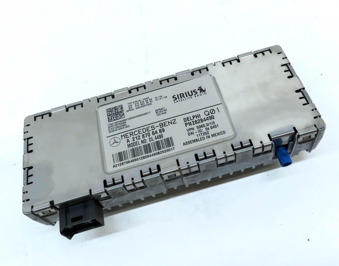 Thumbnail 3: 2010-2016 MERCEDES B C E ML SL CLS (W204 W166 W212 X204) SIRIUS SATELLITE MODULE