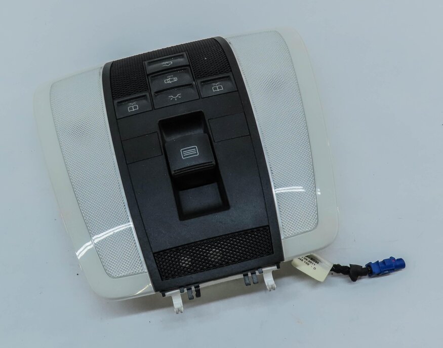 Thumbnail 3: 2012 MERCEDES C250 SEDAN W204 FRONT CENTER ROOF DOMELIGHT MAP READING LAMP BLACK