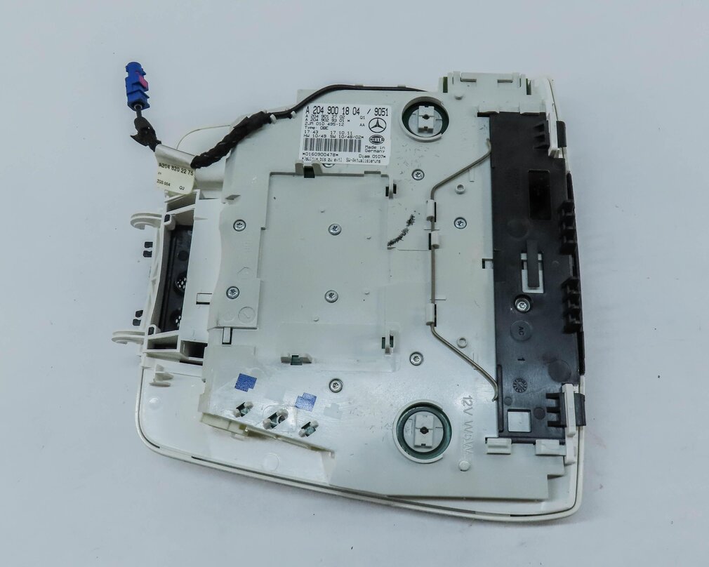 Thumbnail 6: 2012 MERCEDES C250 SEDAN W204 FRONT CENTER ROOF DOMELIGHT MAP READING LAMP BLACK