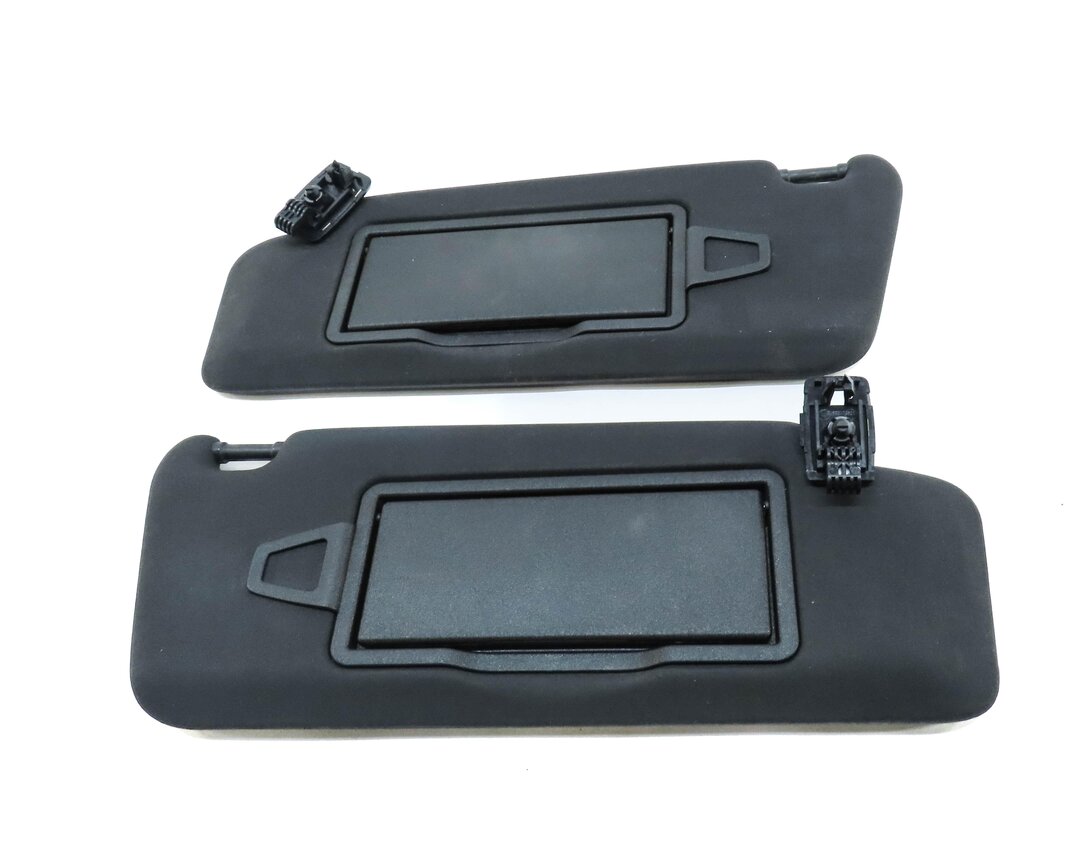 Thumbnail 2: 2008-2014 MERCEDES BENZ C-CLASS (W204) FRONT LEFT & RIGHT SUNVISOR SET (BLACK)