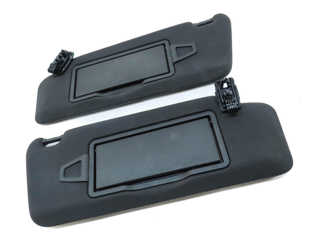Thumbnail 3: 2008-2014 MERCEDES BENZ C-CLASS (W204) FRONT LEFT & RIGHT SUNVISOR SET (BLACK)