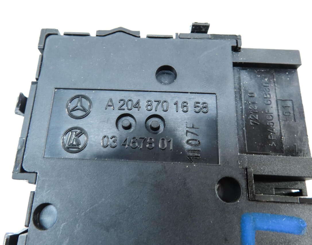 Thumbnail 6: 10-17 MERCEDES C E GLK CLS (W204 W207 W212 W218) LEFT DRIVER SEAT ADJUST SWITCH