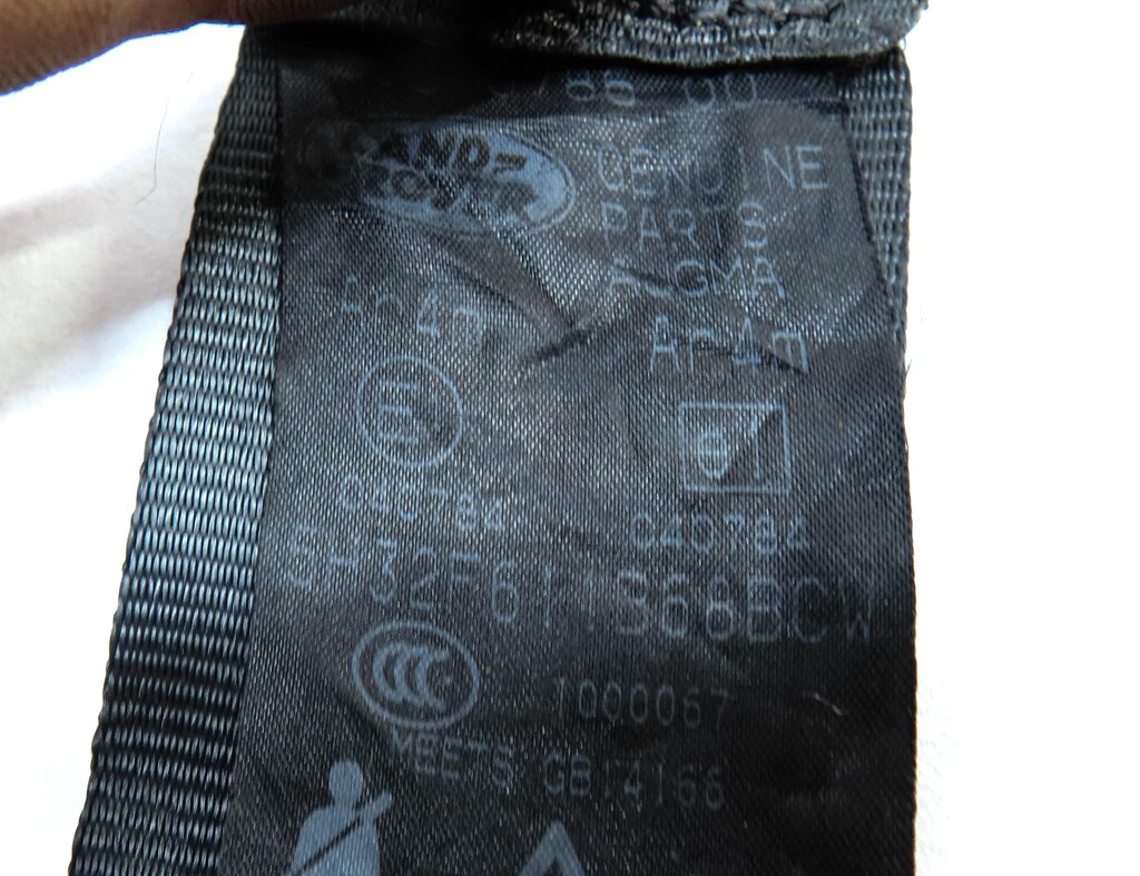Thumbnail 6: 2011 LAND RANGE ROVER SPORT (L320) REAR RIGHT 2ND ROW SEATBELT RETRACTOR (BLACK)