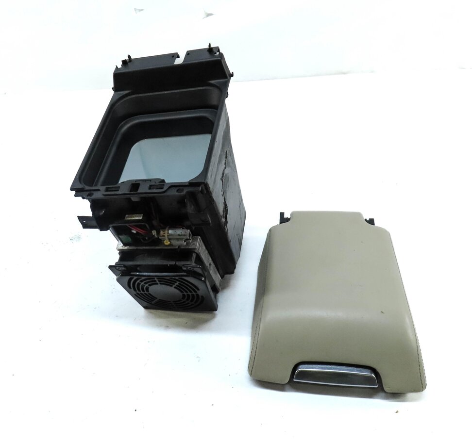 Thumbnail 4: 2010-2013 RANGE ROVER SPORT (L320) FRONT CENTER CONSOLE COOLER w/ LID (IVORY)