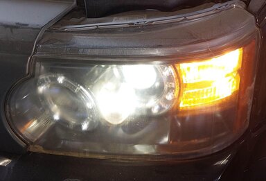 Thumbnail 2: 2010-2011 RANGE ROVER SPORT (L320) LEFT DRIVER HID ADAPTIVE XENON HEADLIGHT LAMP