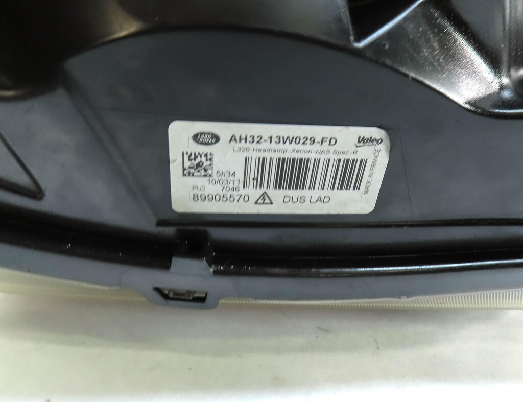 Thumbnail 7: 10-11 RANGE ROVER SPORT (L320) RIGHT PASSENGER HID ADAPTIVE XENON HEADLIGHT LAMP