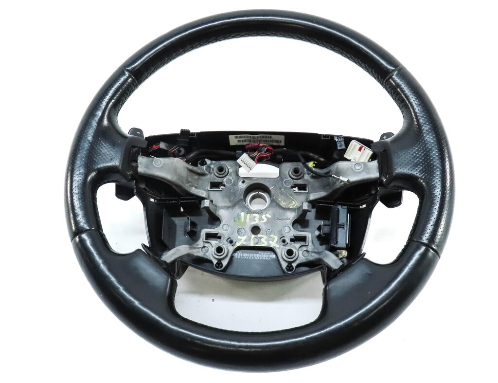 Thumbnail 2: 10-13 LAND RANGE ROVER SPORT L320 4 SPOKE STEERING WHEEL w/ SHIFT PADDLES BLACK