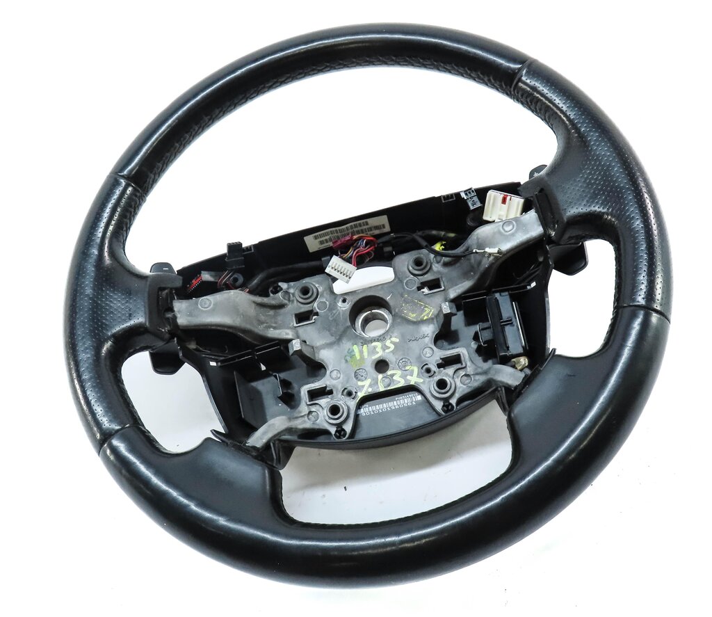 Thumbnail 3: 10-13 LAND RANGE ROVER SPORT L320 4 SPOKE STEERING WHEEL w/ SHIFT PADDLES BLACK