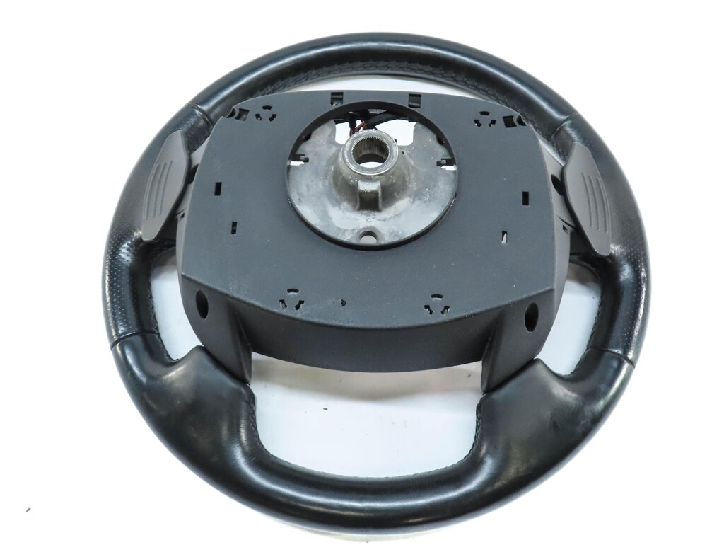Thumbnail 5: 10-13 LAND RANGE ROVER SPORT L320 4 SPOKE STEERING WHEEL w/ SHIFT PADDLES BLACK