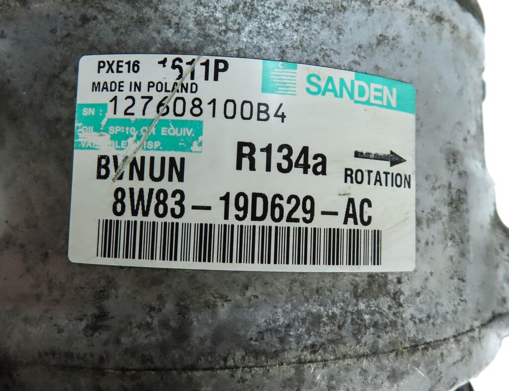 Thumbnail 7: 2010-2013 LAND ROVER LR4 - RANGE ROVER SPORT (L320) A/C AIR COMPRESSOR PUMP
