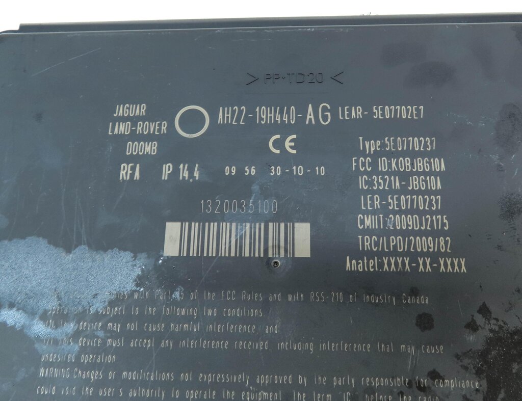 Thumbnail 14: 10-11 RANGE ROVER SPORT L320 KEY 5.0L SUPER ENGINE MODULE SET w/ PASSIVE ENTRY