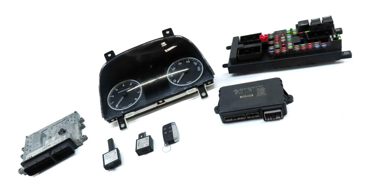 Thumbnail 19: 10-11 RANGE ROVER SPORT L320 KEY 5.0L SUPER ENGINE MODULE SET w/ PASSIVE ENTRY