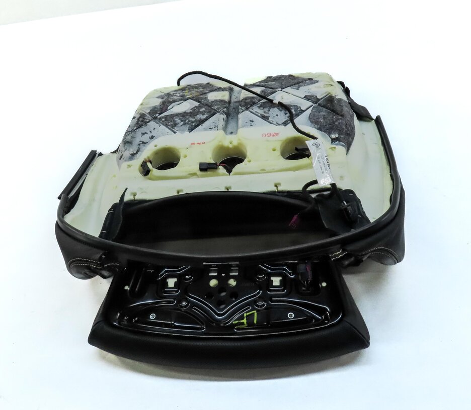 Thumbnail 5: 14-17 6 M6 COUPE F13 FRONT LEFT ///M EMBOSSED HEAT VENT LOWER SEAT CUSHION BLACK
