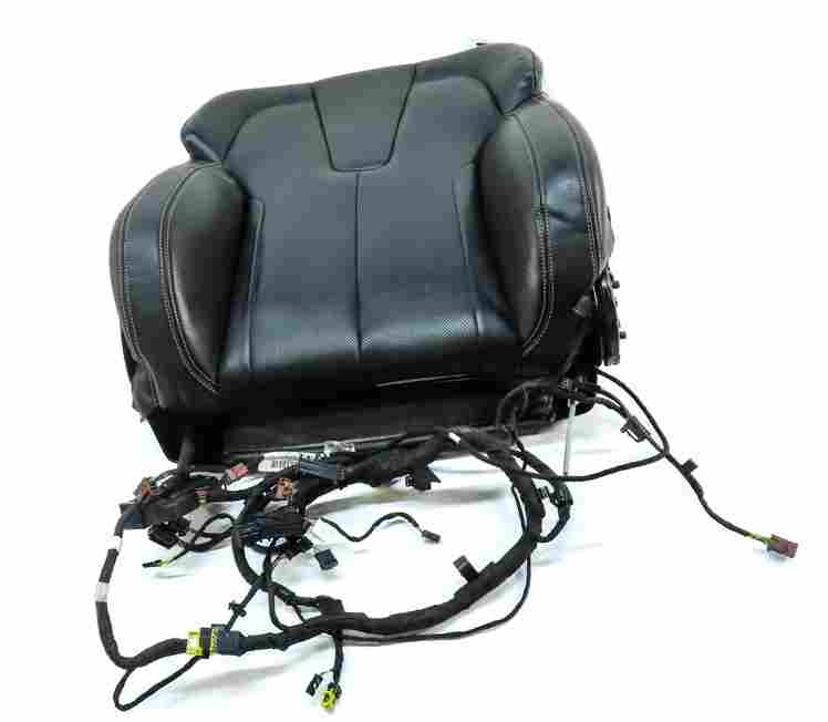 Thumbnail 3: 14-17 6 M6 COUPE (F13) FRONT LEFT ///M EMBOSSED VENTED UPPER SEAT CUSHION BLACK