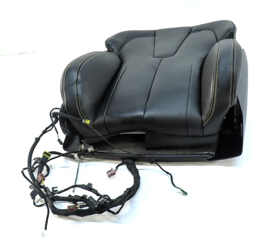Thumbnail 2: 14-17 6 M6 COUPE (F13) FRONT RIGHT ///M EMBOSSED VENTED UPPER SEAT CUSHION BLACK