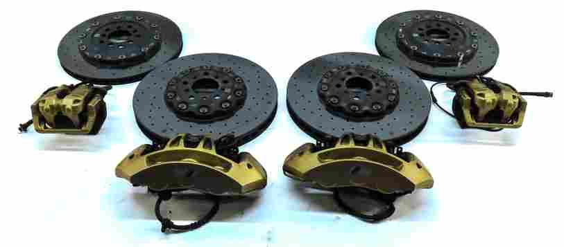 12-19 M5 M6 F06 F10 F12 F13 FRONT REAR CARBON CERAMIC BRAKE CALIPER ROTOR SET 8