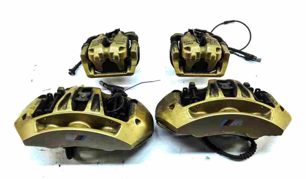 Thumbnail 6: 12-19 M5 M6 F06 F10 F12 F13 FRONT REAR CARBON CERAMIC BRAKE CALIPER ROTOR SET 8
