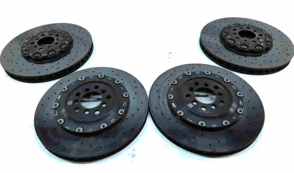 Thumbnail 7: 12-19 M5 M6 F06 F10 F12 F13 FRONT REAR CARBON CERAMIC BRAKE CALIPER ROTOR SET 8