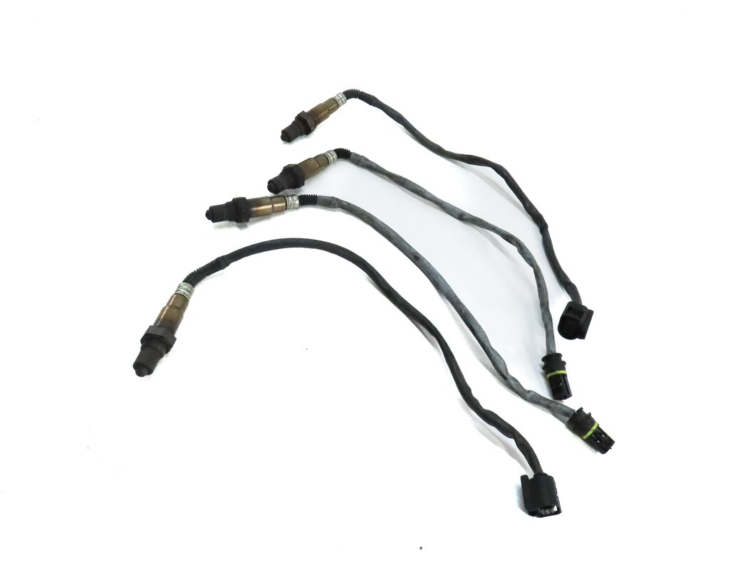 2016 BMW M6 COUPE (F13) 4.4L S63T ENGINE PRE POST CAT O2 OXYGEN SENSOR SET 4