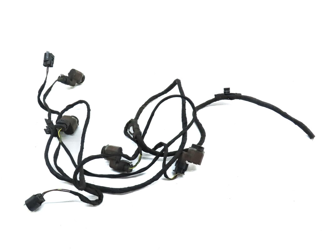 Thumbnail 4: 2016 BMW M6 COUPE (F13) REAR PARK ASSIST PDC SENSOR SET4 (GOLD) w/ WIRE HARNESS