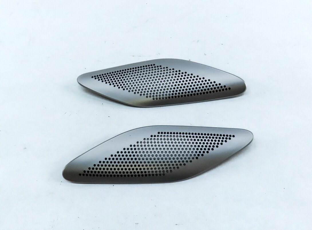 Thumbnail 11: 2016 BMW M6 COUPE (F13) BANG & OLUFSEN ALUMINUM SPEAKER COVER GRILLE SET 8