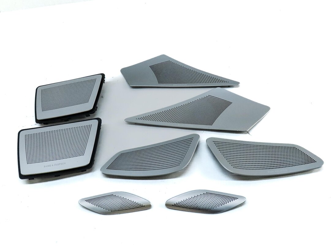 Thumbnail 2: 2016 BMW M6 COUPE (F13) BANG & OLUFSEN ALUMINUM SPEAKER COVER GRILLE SET 8