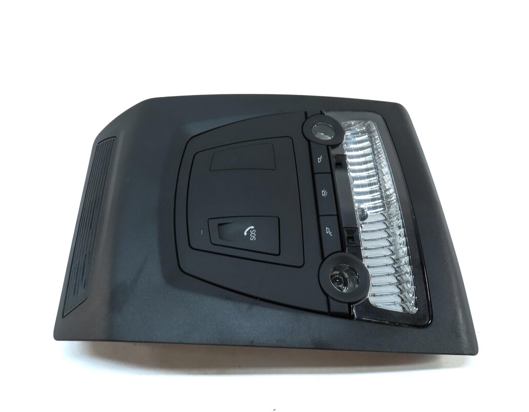 Thumbnail 4: 2016 BMW M6 COUPE F13 FRONT CENTER ROOF PRIMARY DOMELIGHT MAP READING LAMP BLACK
