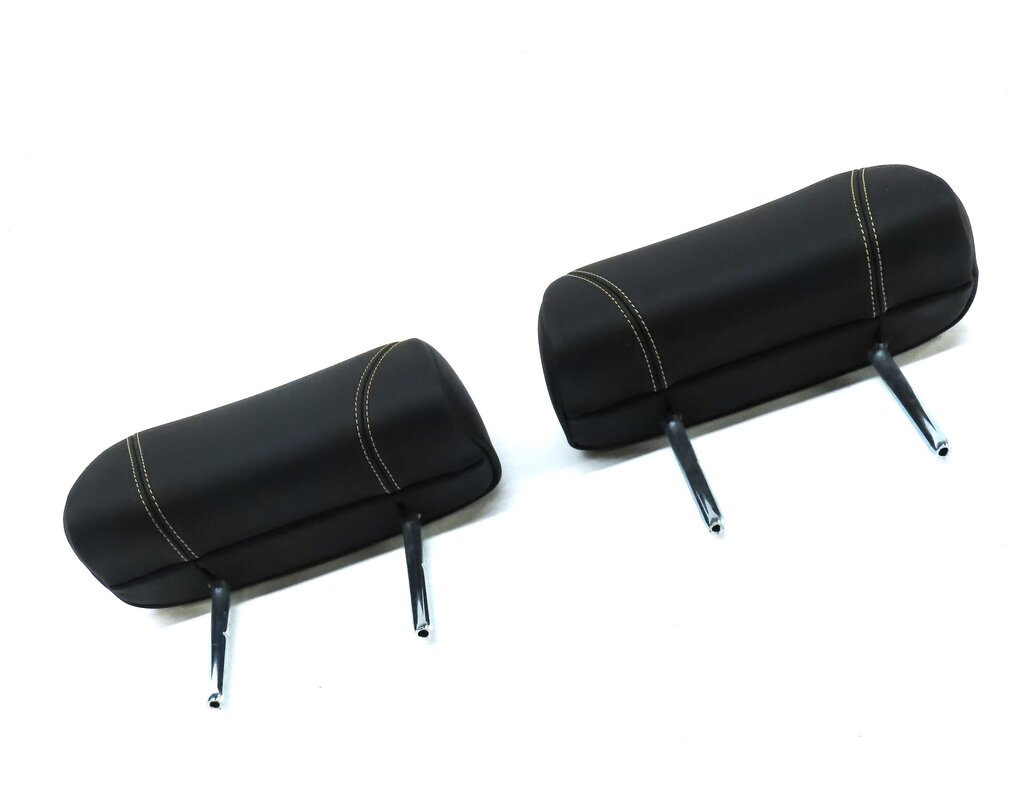 Thumbnail 3: 2016-2019 BMW M6 (F06 F12 F13) REAR LEFT & RIGHT SEAT HEADREST (BLACK LEATHER)