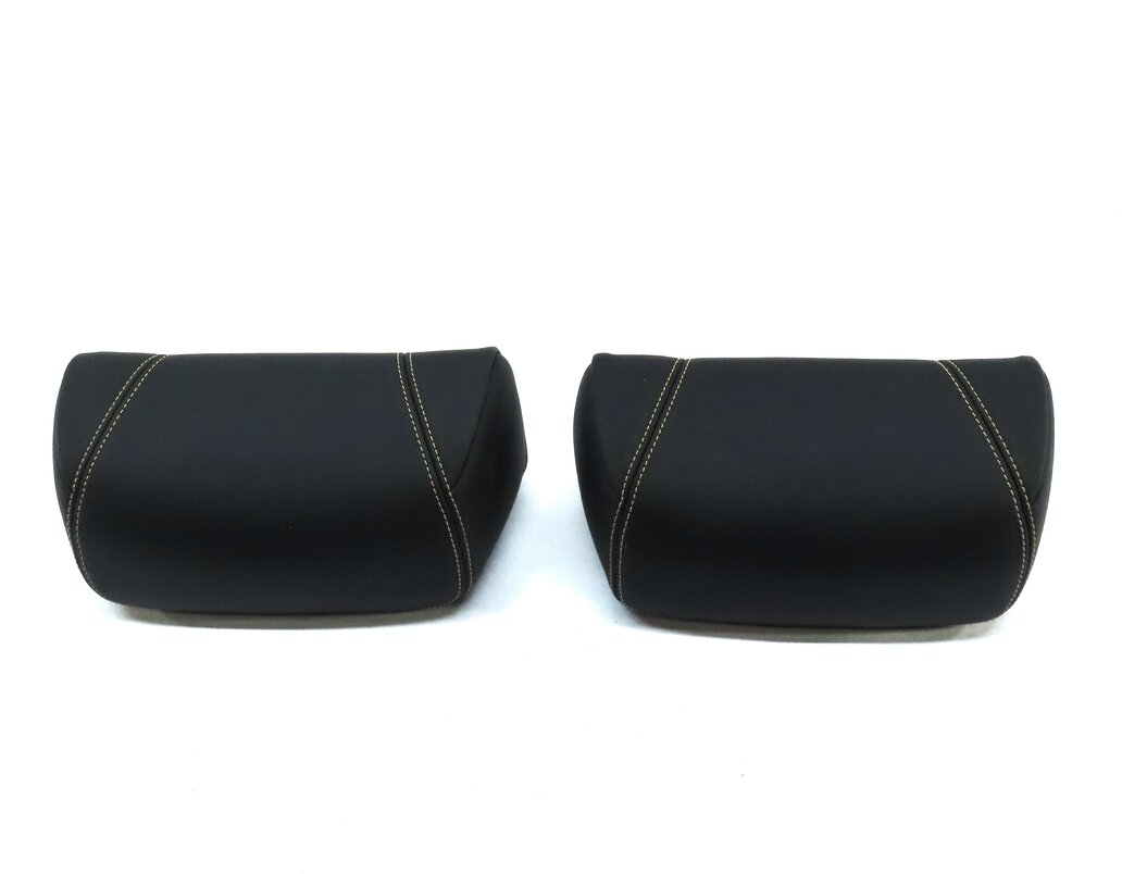 Thumbnail 4: 2016-2019 BMW M6 (F06 F12 F13) REAR LEFT & RIGHT SEAT HEADREST (BLACK LEATHER)