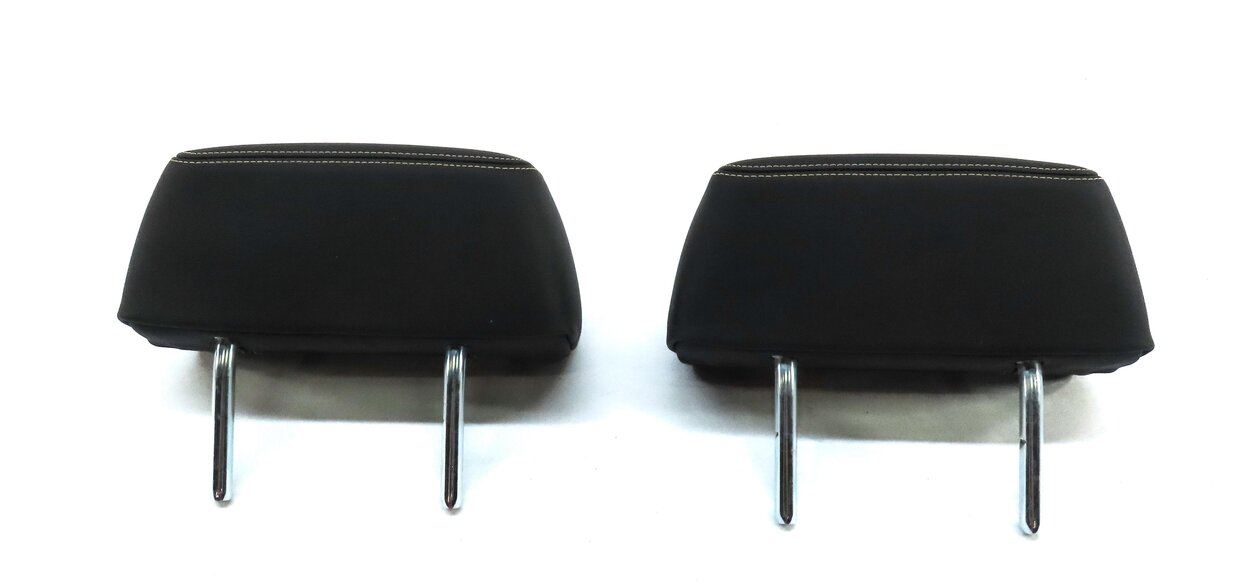 Thumbnail 6: 2016-2019 BMW M6 (F06 F12 F13) REAR LEFT & RIGHT SEAT HEADREST (BLACK LEATHER)