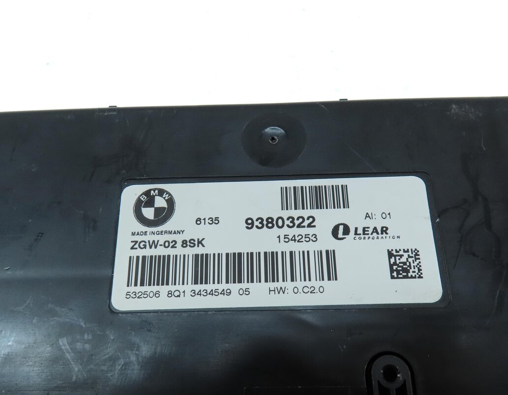 Thumbnail 4: 13-19 BMW 5 / 6 / 7 SERIES (F01 F02 F07 F10 F12) CENTRAL GATEWAY CONTROL MODULE