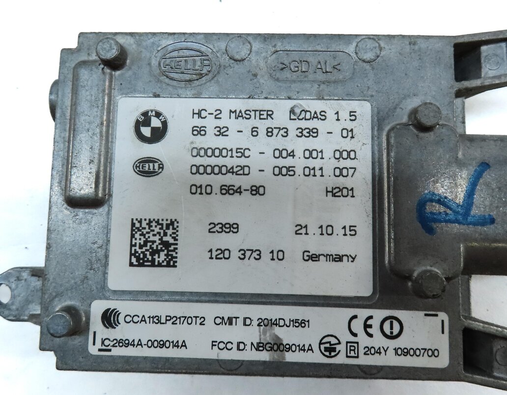 Thumbnail 4: 2016 BMW M6 COUPE (F13) REAR RIGHT BLIND SPORT ALERT RADAR SENSOR MASTER MODULE