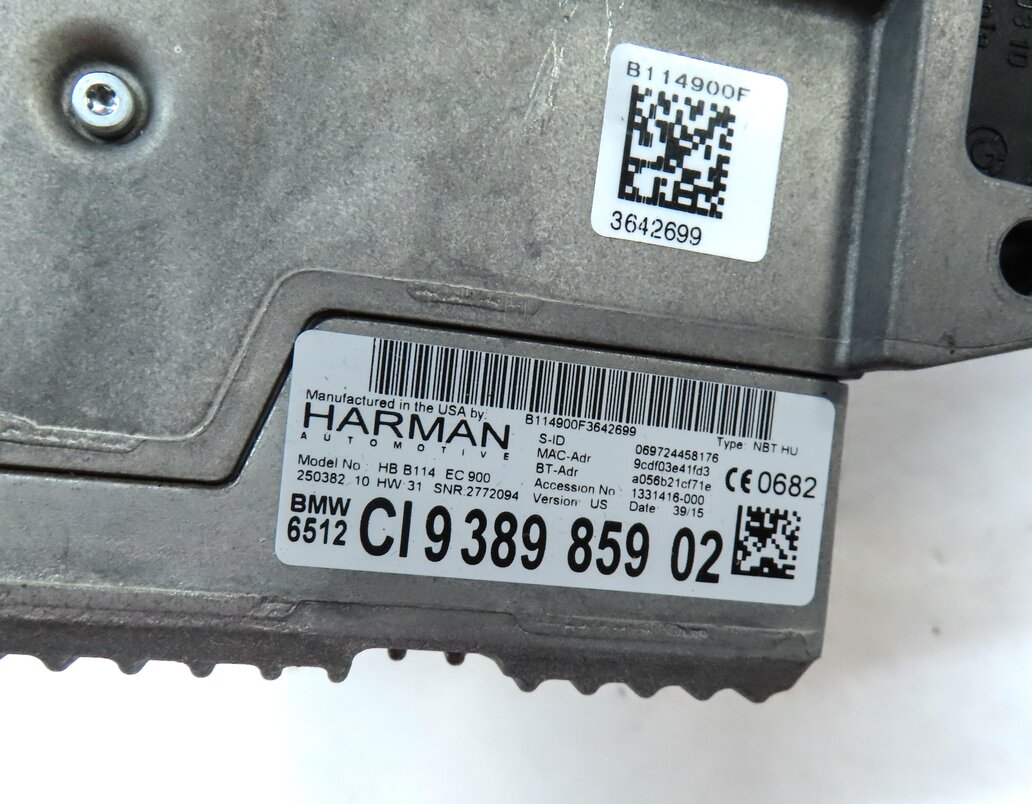 Thumbnail 7: 14-16 BMW 2 3 4 5 6 7 X3 X5 X6 (F10 F15 F22 F30 F32) AM/FM CD STEREO RECEIVER