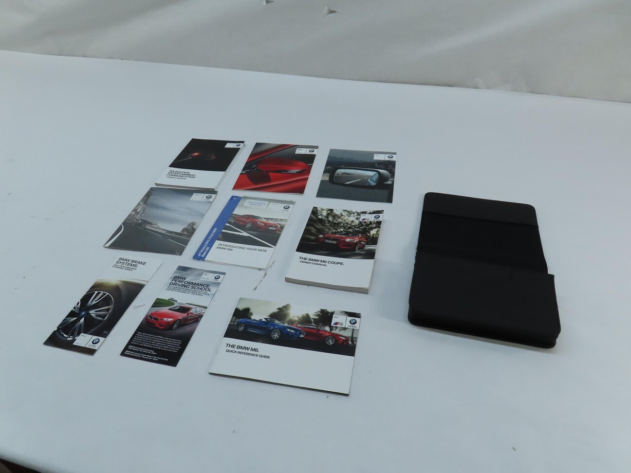 2016 BMW M6 COUPE (F13) COMPETITION PACKAGE OWNERS MANUAL BOOKLET SET 9 w/ CASE