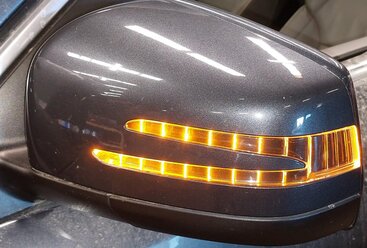 Thumbnail 2: 12-16 MERCEDES GL450 GL550 ML350 (W166 X166) LEFT - BLIND SPOT MIRROR (GRAY)