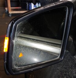 Thumbnail 3: 12-16 MERCEDES GL450 GL550 ML350 (W166 X166) LEFT - BLIND SPOT MIRROR (GRAY)