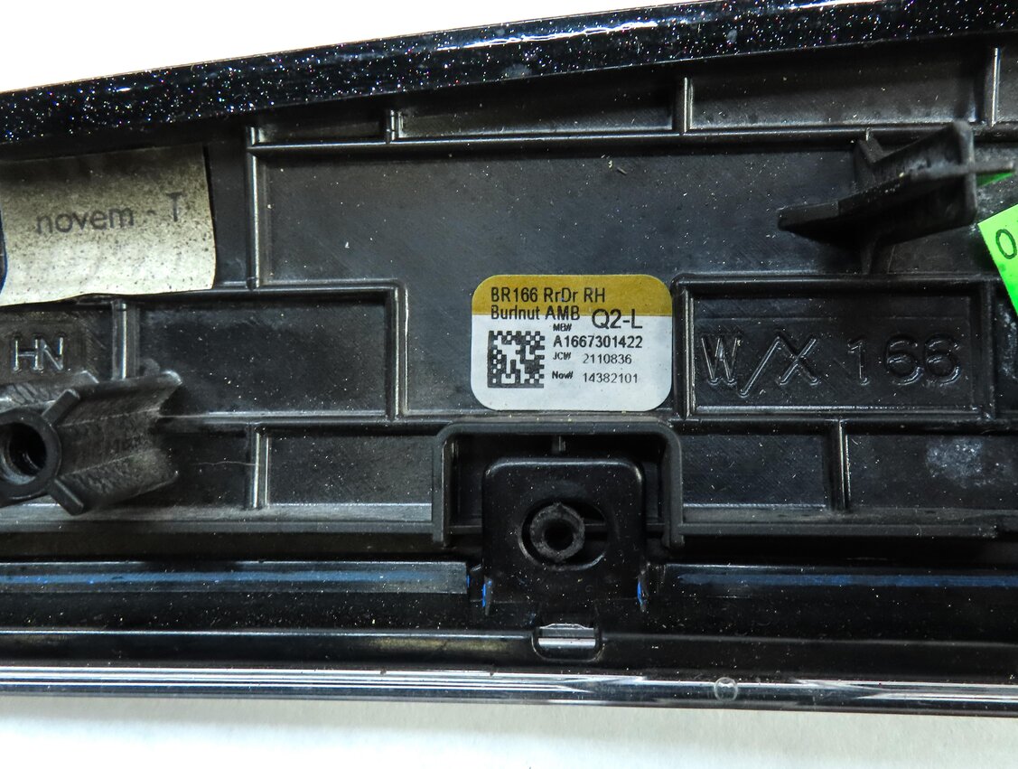 Thumbnail 15: 2013 MERCEDES GL450 (X166) FRONT REAR LEFT RIGHT CUSTOM BLACK SPARKLE TRIM SET 6