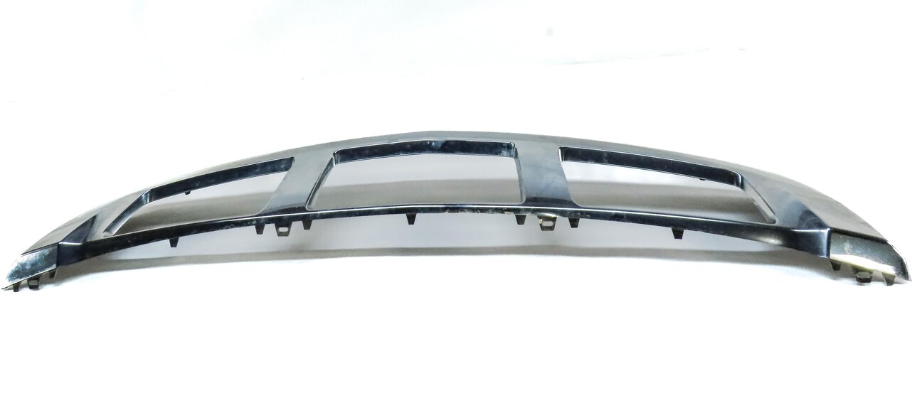 Thumbnail 4: 2013 MERCEDES GL450 X166 FRONT BUMPER LOWER CHROME SILVER TRIM PANEL 1668852825