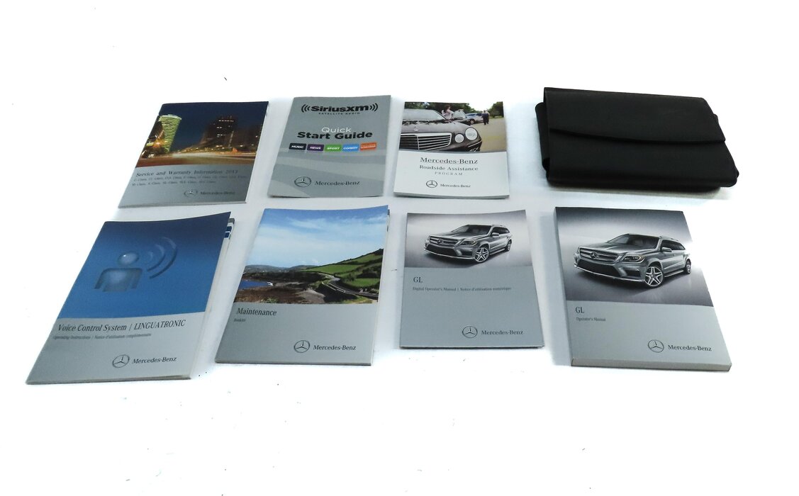 Thumbnail 2: 2013 MERCEDES GL450 (X166) OWNERS MANUAL BOOKLET SET 7 w/ CARRYING CASE