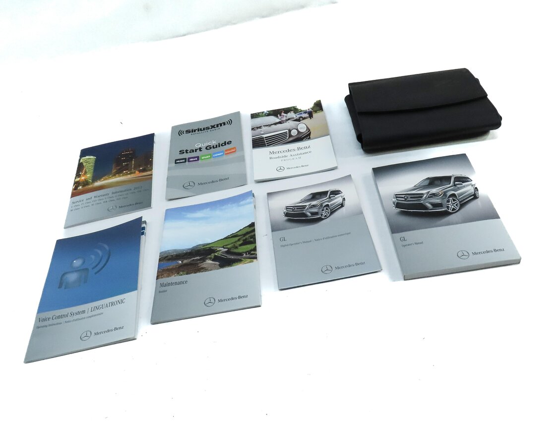 Thumbnail 3: 2013 MERCEDES GL450 (X166) OWNERS MANUAL BOOKLET SET 7 w/ CARRYING CASE