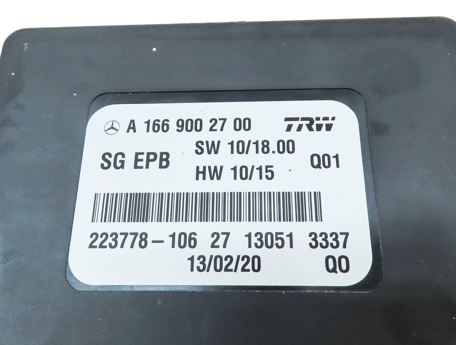 Thumbnail 4: 12-16 MERCEDES GL350 GL450 GL550 ML350 ML550 (W166 X166) PARKING BRAKE MODULE