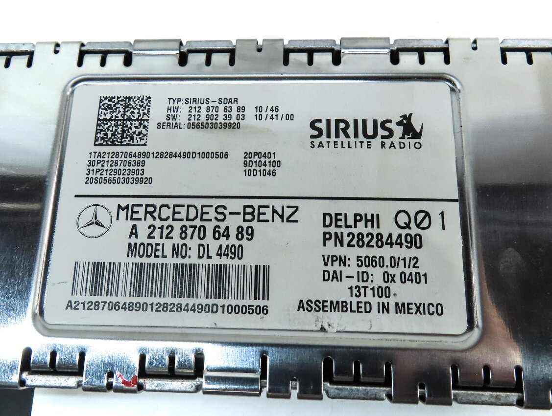 Thumbnail 4: 2013 MERCEDES GL450 X166 RADIO STEREO SIRIUS SATELLITE CONTROL MODULE 2128706489