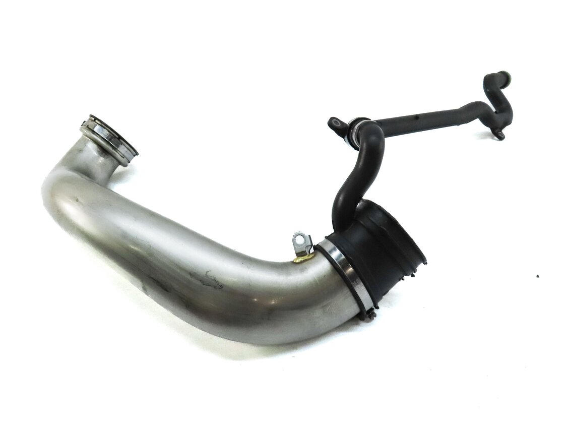 Thumbnail 2: 2013 MERCEDES GL450 X166 4.6L TURBO M278 ENGINE RIGHT AIR INTAKE HOSE PIPE SET 2