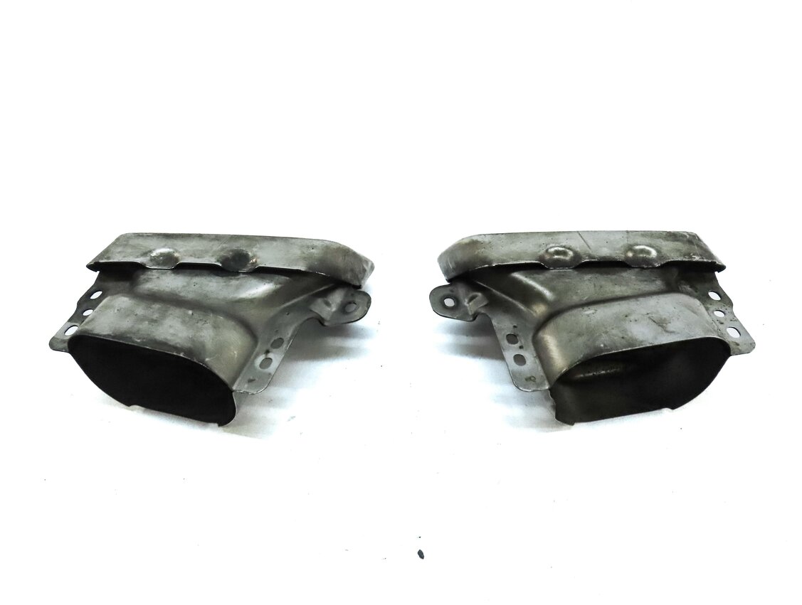 Thumbnail 4: 2013-2014 MERCEDES BENZ GL450 (X166) LEFT & RIGHT MUFFLER PIPE EXHAUST TIP SET-2