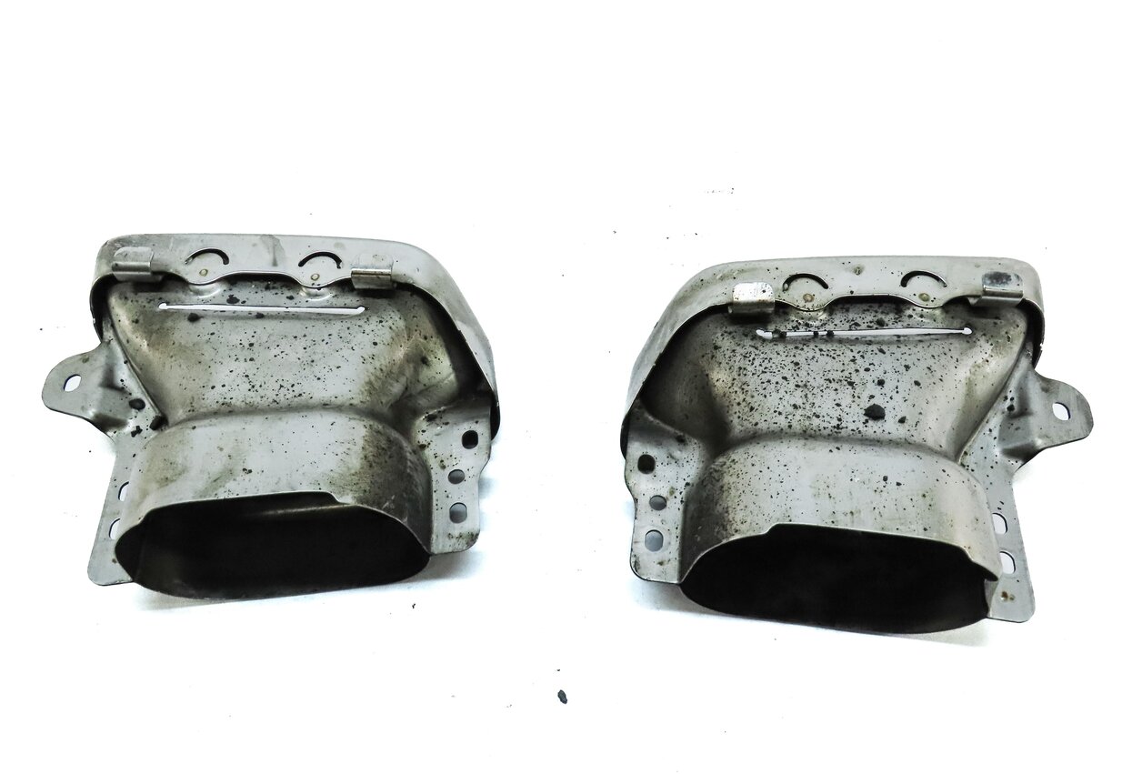 Thumbnail 6: 2013-2014 MERCEDES BENZ GL450 (X166) LEFT & RIGHT MUFFLER PIPE EXHAUST TIP SET-2